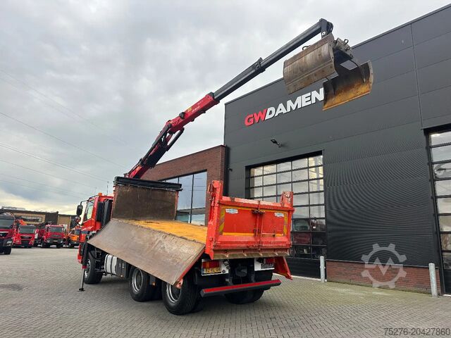 Трехсторонний опрокидыватель Ginaf X 3335 S 6x6 3 zijdigge Kipper /Z-kraan Euro 5