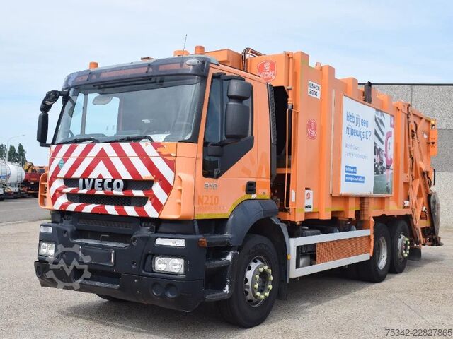 कचरा संग्रहण वाहन Iveco Stralis AD260S31 - VDK waste system Pusher 2000