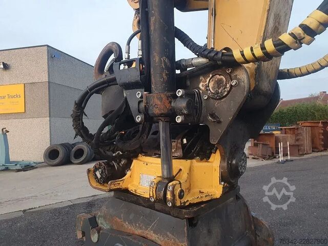 Gravemaskin på hjul Caterpillar M316F - mobile excavator - Tilrotator Engcon
