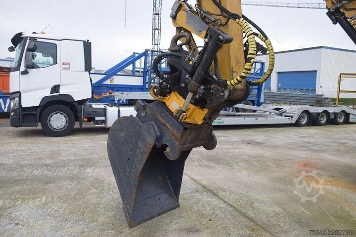 Gravemaskin på hjul Caterpillar M316F - mobile excavator - Tilrotator Engcon