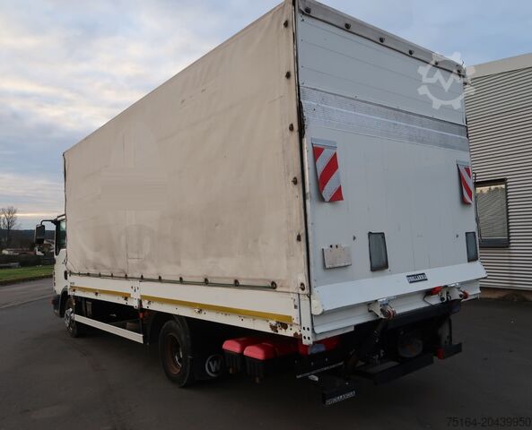 Truck with flatbed & tarpaulin MAN TGL 8.180 BL Pritsche + Plane