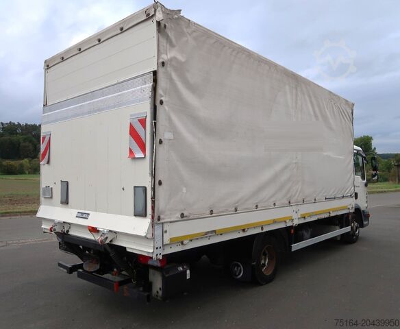 Truck with flatbed & tarpaulin MAN TGL 8.180 BL Pritsche + Plane
