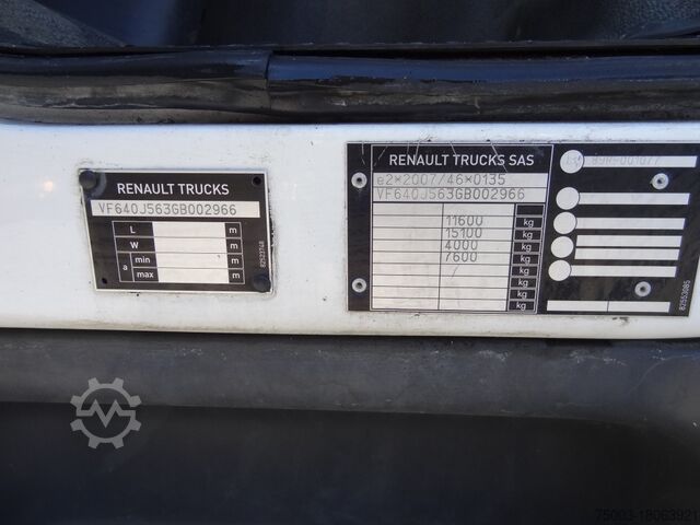 Dėžinis sunkvežimis Renault D10.210 7m Koffer