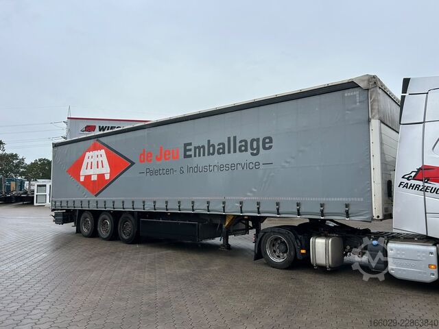 Open oplegger met zeil SCHMITZ CARGOBULL SCS 24/L-13 Schiebeplanen Auflieger