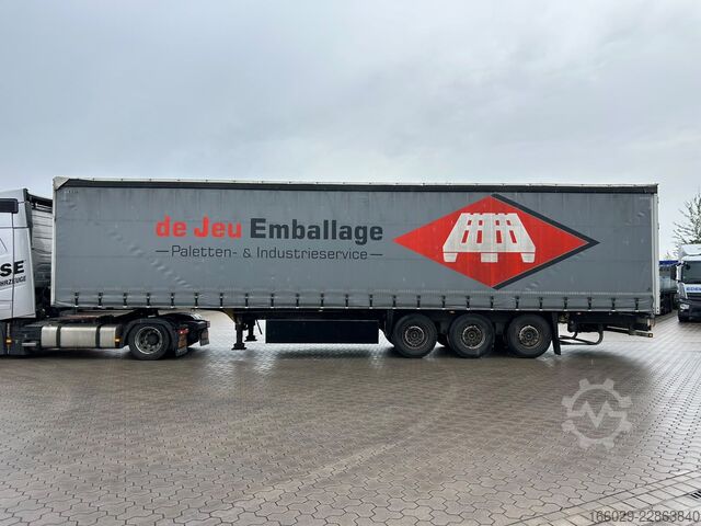 Open oplegger met zeil SCHMITZ CARGOBULL SCS 24/L-13 Schiebeplanen Auflieger