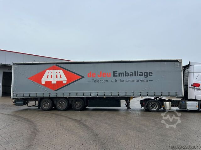 Open oplegger met zeil SCHMITZ CARGOBULL SCS 24/L-13 Schiebeplanen Auflieger