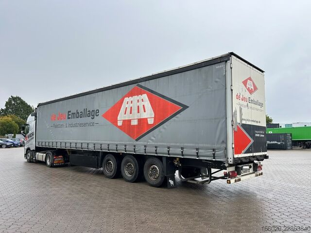 Open oplegger met zeil SCHMITZ CARGOBULL SCS 24/L-13 Schiebeplanen Auflieger