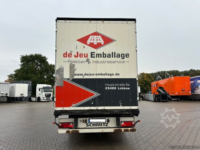 Open oplegger met zeil SCHMITZ CARGOBULL SCS 24/L-13 Schiebeplanen Auflieger