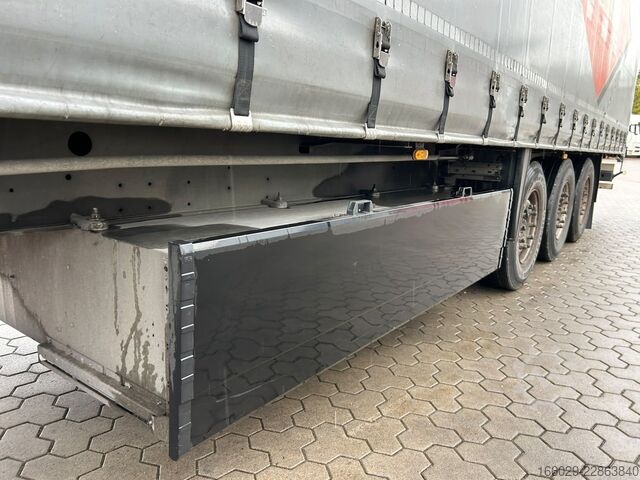 Open oplegger met zeil SCHMITZ CARGOBULL SCS 24/L-13 Schiebeplanen Auflieger