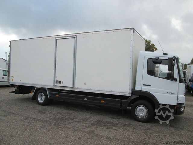 Box truck MERCEDES-BENZ Atego 1018*Maxi-Koffer 6.97m*LBW*Klima*98117Km*