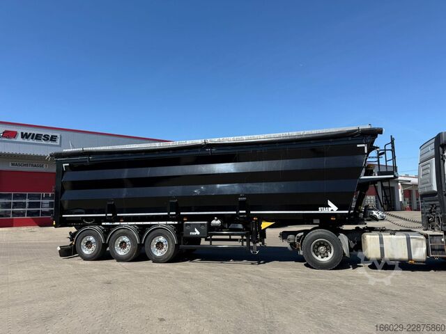 Kallurpoolhaagis STAS Ferrostar Stahlmulde 55 m³ Hardox Top-Zustand