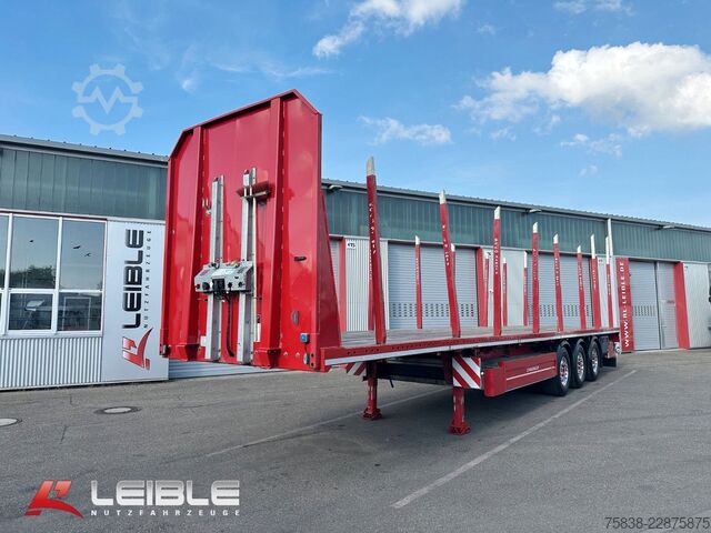 Working platform semitrailer SCHWARZMÜLLER S1*Holzrungen & Plattform*Liftachse*SAF-Achsen*