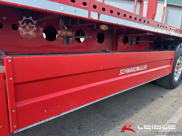 作业平台半挂车 SCHWARZMÜLLER S1*Holzrungen & Plattform*Liftachse*SAF-Achsen*