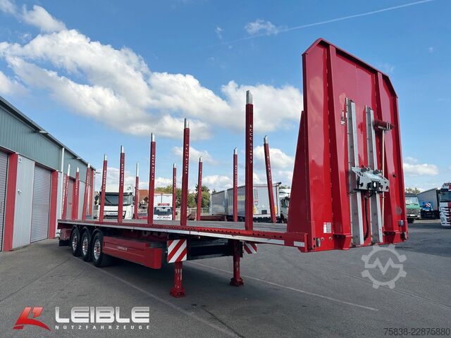 开放式半挂车 SCHWARZMÜLLER S1*Holzrungen & Plattform*Liftachse*SAF-Achsen*