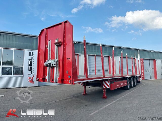 Semirimorchio portatronchi SCHWARZMÜLLER S1*Holzrungen & Plattform*Liftachse*SAF-Achsen*