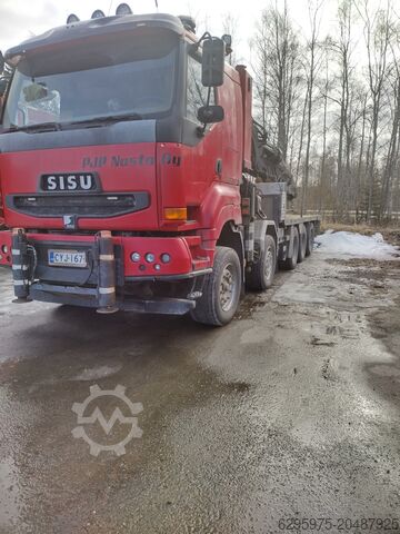 Crane truck Sisu E18M10x4