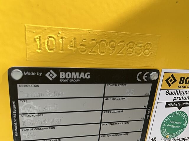 Tandemrulle Bomag BW 80 AD-5