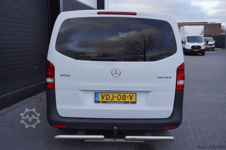 טנדר קופסא Mercedes-Benz Vito 114 CDI XL Dubbele cabine 2x schuifdeur EU...