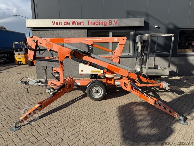 Nifty Lift 120 TAC plataforma elevadora remolcable eléctrica, altura de trabajo de 12,2 m, año 2014, NIFTYLIFT 120 TAC Aanhanger hoogwerker Elektrisch 12.2M Werkhoogte 2014 NL kenteken