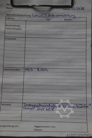 Swiveling welding rotator ESS DTH 75