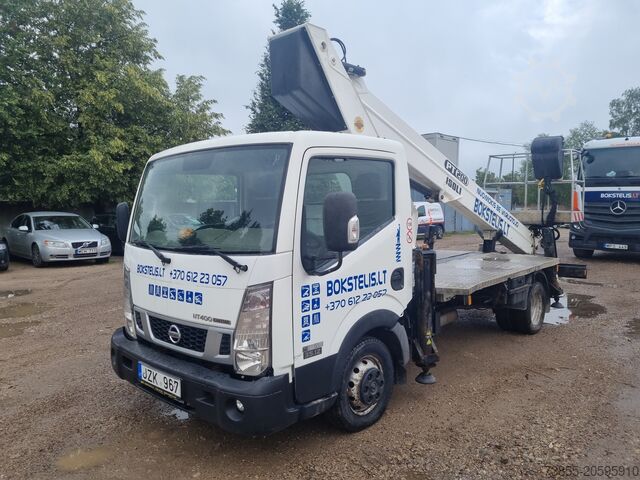 Kravas automobiļa uzkarināmā gaisa darba platforma Isoli PT200 on Nissan NT400