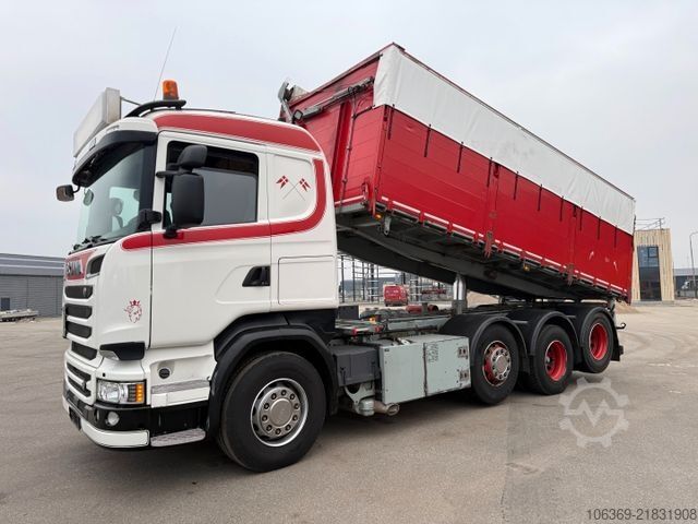 شاحنة قلابة SCANIA R520 8x2/4 Euro 6 Tipper / Kipper /  EcoTop