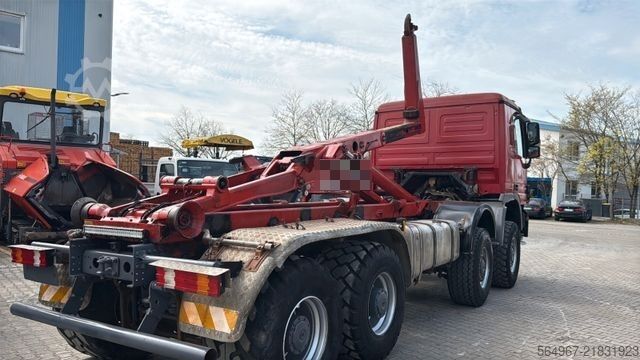 Контейнеровоз з гачком (рол-офф) MERCEDES-BENZ 4144 Actros MP2 Abrollkipper 8x8 Singlebereifung