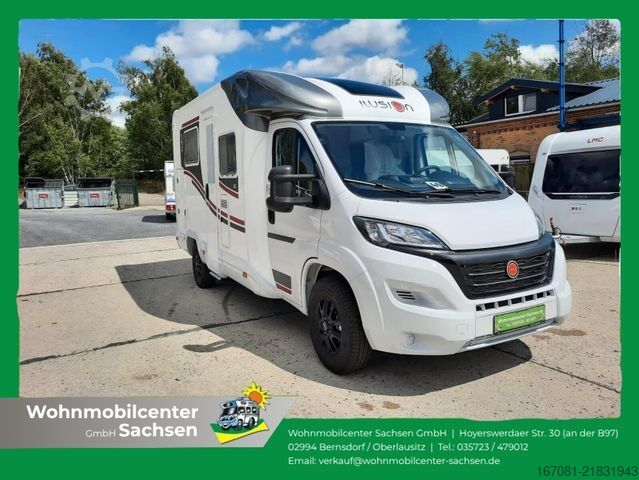 अर्ध-संयोजित कैम्पर ILUSION XMK 590 FFH Premium Tageszulassung