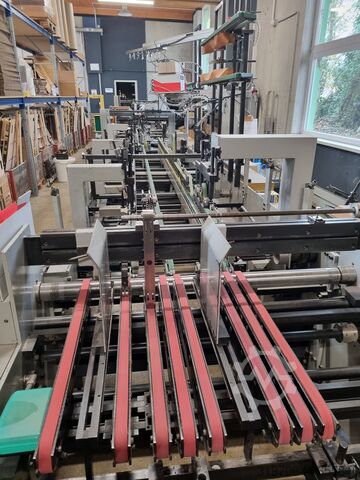 Skládací lepicí stroj na kartony Bobst Klebemaschine Domino 100 M