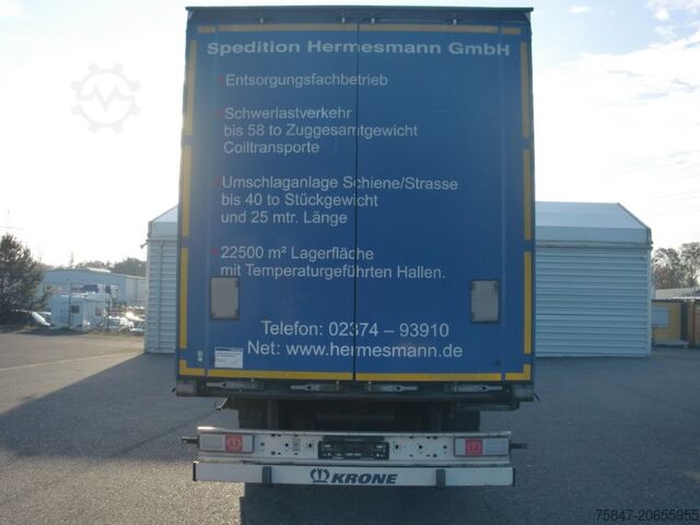Semi-remorque à plateau & bâche Krone SDP 27 Coil 8.600 bahnverladbar