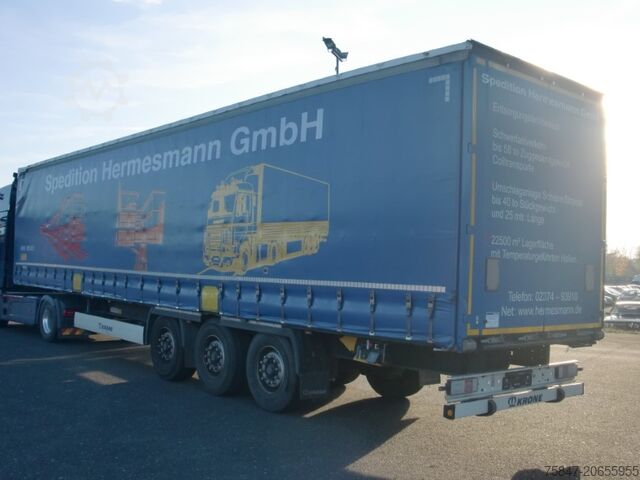 Semi-remorque à plateau & bâche Krone SDP 27 Coil 8.600 bahnverladbar