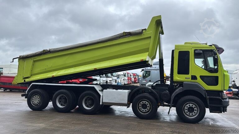 Tipper Renault KERAX 420 (10X4 / 43 TONNES !! / LAMES / GRAND ...