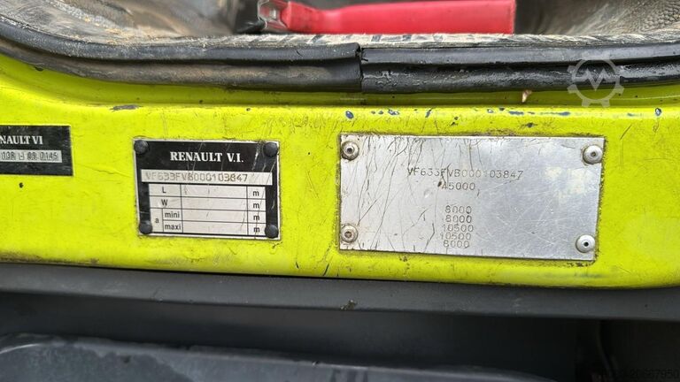 Tipper Renault KERAX 420 (10X4 / 43 TONNES !! / LAMES / GRAND ...