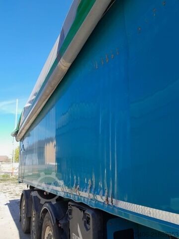 Tipper semitrailer stas S300CX 3-Achs Alu-Kippmulde ca.52 m³ Liftachse