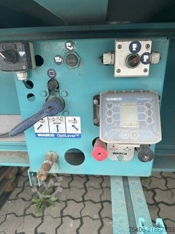 टिपर सेमिट्रेलर stas S300CX 3-Achs Alu-Kippmulde ca.52 m³ Liftachse