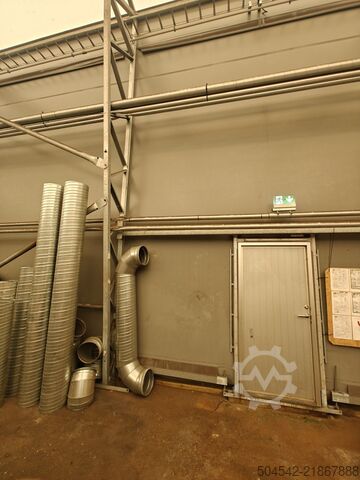Výstavba haly Zelthalle Hallgruppen