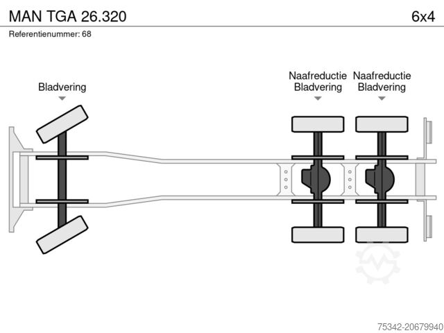 Crane truck MAN TGA 26.320