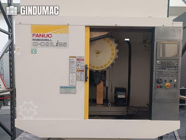 Centro de mecanizado vertical FANUC Robodrill Alpha-D21LiB5