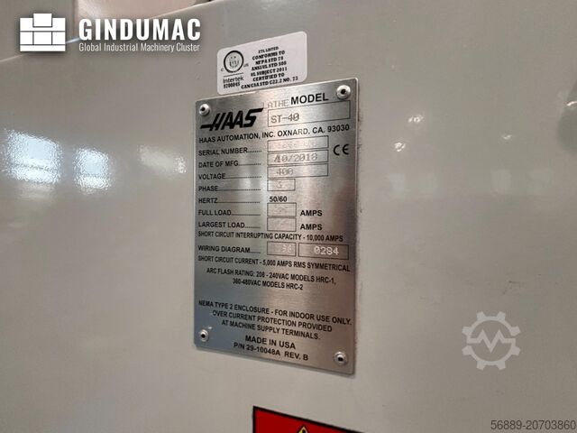 Horizontal-Drehmaschine HAAS ST-40