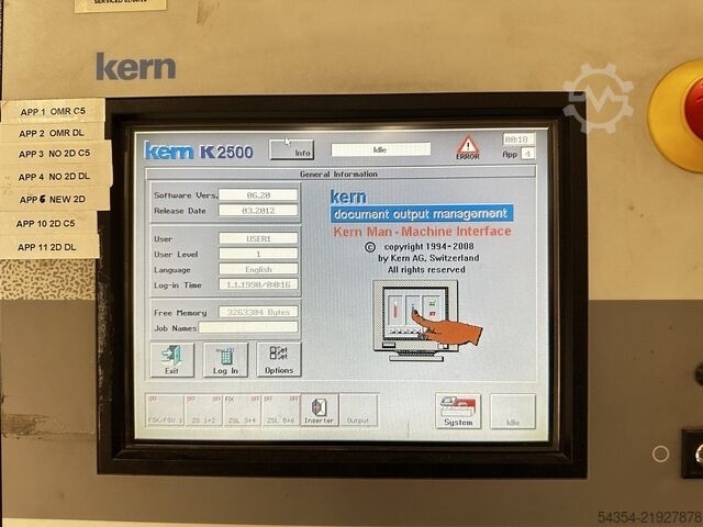 Konvolutindføringsmaskine Kern 2500