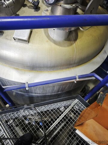 Stainless steel mixing tank with double jacket H&K 