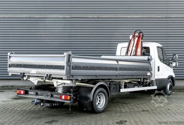 Dreiseitenkipper mit Kran Iveco Daily 70C18 HA8 Kipper Kran