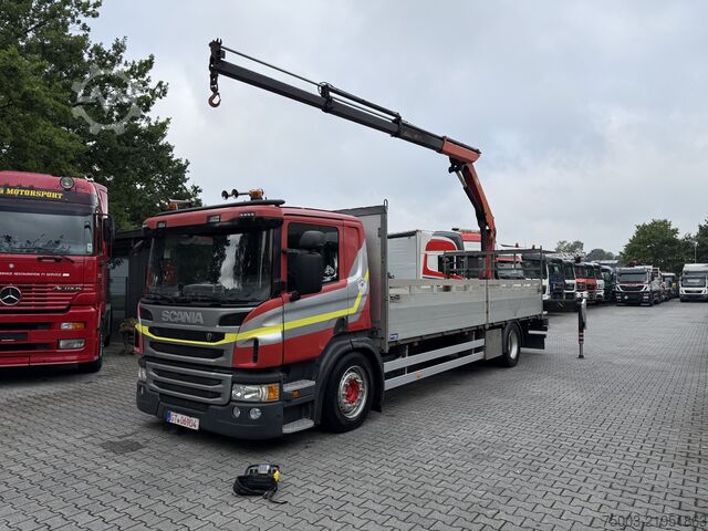 Crane yang terpasang pada truk Scania P410 4X2 Palfinger PK 13001
