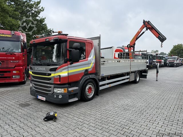 Crane yang terpasang pada truk Scania P410 4X2 Palfinger PK 13001