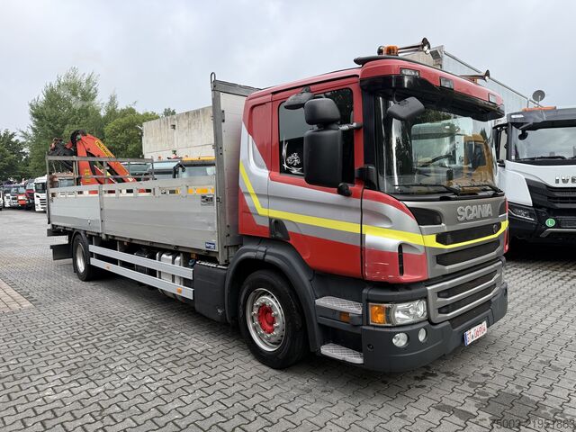 Crane yang terpasang pada truk Scania P410 4X2 Palfinger PK 13001