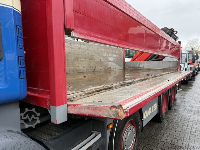รถดัมพ์ Scania R580 V8 8X4 Kipper Kran Palfinger 22002