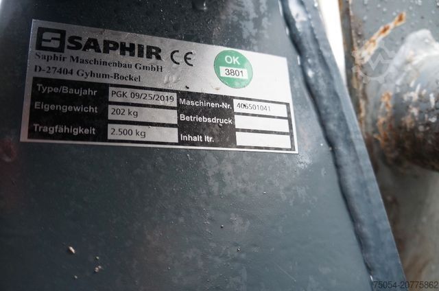 Meža transportlīdzeklis SAMASZ Palettengabel mit Holzhalter