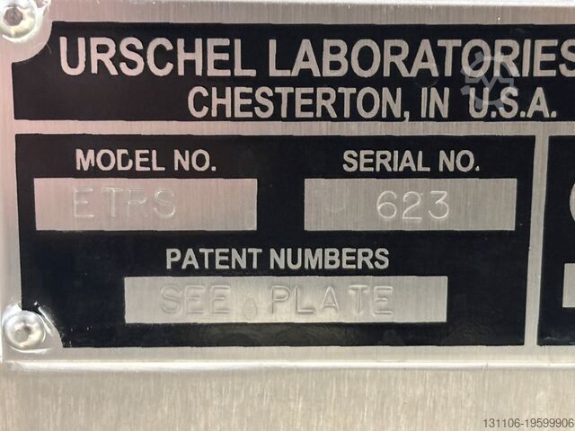 Model E (Eco) ETRS Urschel TranSlicer Modell E (Eco) ETRS