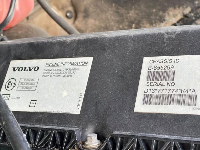  Volvo FH 500 YV2RT40A5JB855299  EURO 6, PTO Hydraulic...