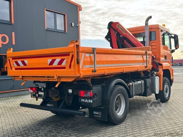 Autokran MAN TGS 18.360 4x4 Kipper Kran PALFINGER Winterd.